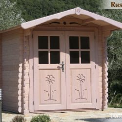 casetta in legno 2×2 porta doppia peppa pig