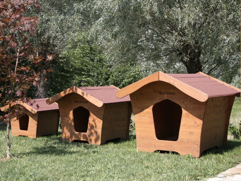 Cuccia per cani da esterno in legno Chalet 4