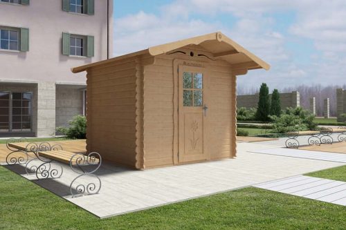 casetta in legno da giardino 250x200 con porta singola