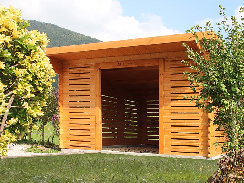 Garage in Legno, Box Moto da giardino - La Pratolina